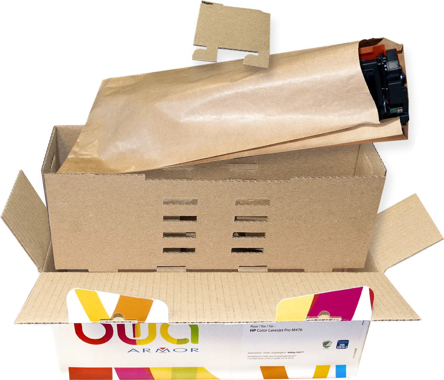 Eco-designed and recyclable packaging